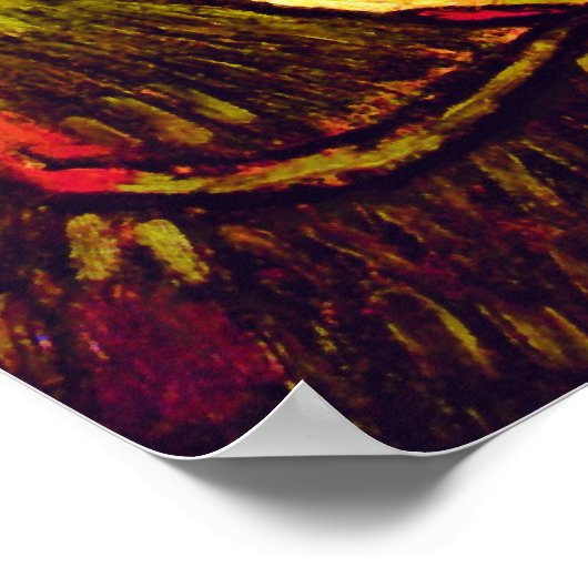 Vincent Van Gogh - Self Portrait Bandage Pop Art Poster (Hoek)