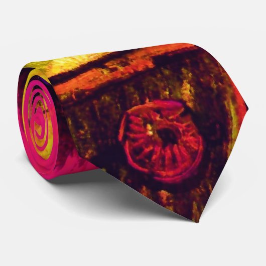 Vincent Van Gogh - Self Portrait Bandage Pop Art Stropdas (Opgerold)