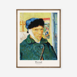 Vincent Van Gogh Self-Portrait Bandaged Ear Art Poster
