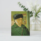 Vincent Van Gogh Self Portrait Bandaged Ear Briefkaart (Staand voorkant)