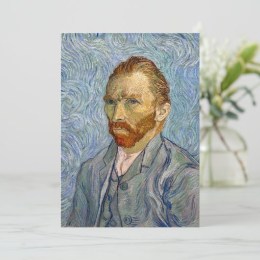 Vincent Van Gogh - Self-Portrait Bedankkaart (Staand voorkant)