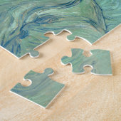 Vincent Van Gogh Self Portrait Blue Background Legpuzzel (Zijkant)