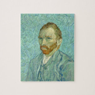 Vincent Van Gogh Self Portrait Blue Background Legpuzzel
