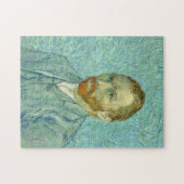 Vincent Van Gogh Self Portrait Blue Background Legpuzzel (Horizontaal)