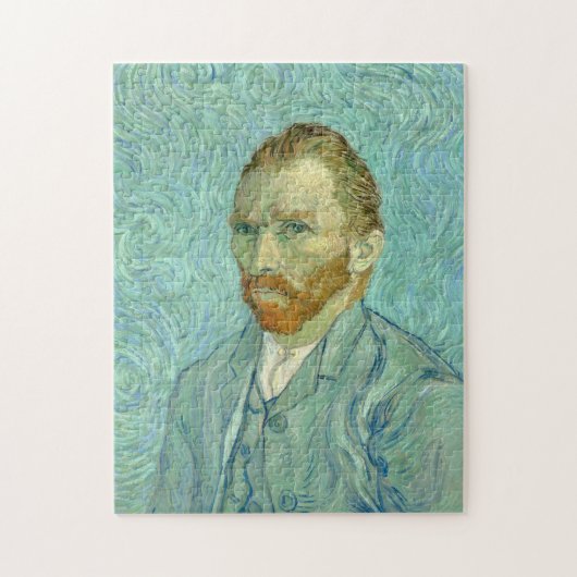 Vincent Van Gogh Self Portrait Blue Background Legpuzzel (Verticaal)