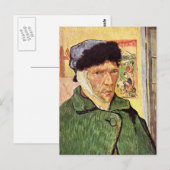 Vincent Van Gogh Self Portrait Briefkaart (Voorkant / Achterkant)