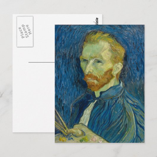 Vincent van Gogh Self-Portrait Briefkaart (Voorkant / Achterkant)