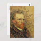 Vincent Van Gogh Self Portrait Briefkaart (Voorkant / Achterkant)