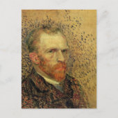 Vincent Van Gogh Self Portrait Briefkaart (Voorkant)