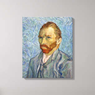 Vincent Van Gogh - Self-Portrait Canvas Afdruk