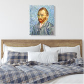 Vincent Van Gogh - Self-Portrait Canvas Afdruk (Insitu (Slaapkamer))