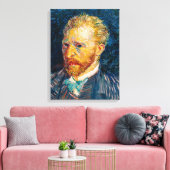 Vincent Van Gogh - Self-Portrait Canvas Afdruk (Insitu (Woonkamer))