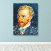 Vincent Van Gogh - Self-Portrait Canvas Afdruk (Insitu (Houten vloer))