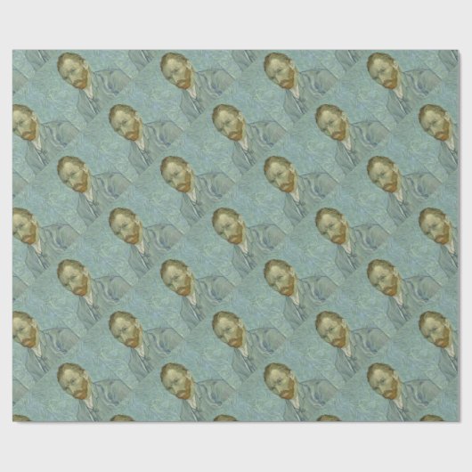 Vincent Van Gogh Self Portrait Classic Art Cadeaupapier (Vlak)