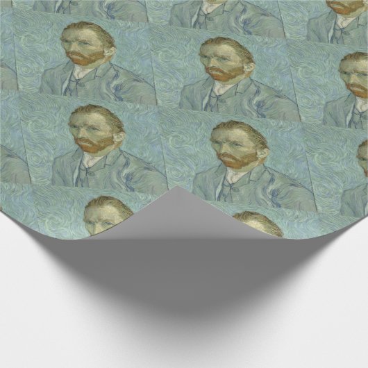 Vincent Van Gogh Self Portrait Classic Art Cadeaupapier (Hoek)