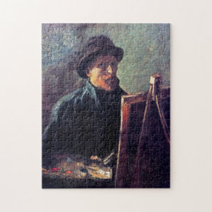 Vincent Van Gogh - Self Portrait Dark Felt Pet Legpuzzel