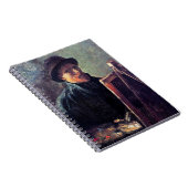 Vincent Van Gogh - Self Portrait Dark Felt Pet Notitieboek (Rechterzijde)