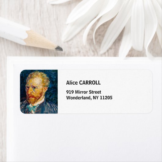 Vincent Van Gogh - Self-Portrait Etiket (Insitu)