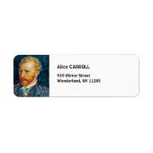 Vincent Van Gogh - Self-Portrait Etiket (Voorkant)