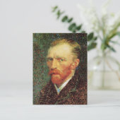 Vincent van Gogh Self Portrait,  Fine Art Briefkaart (Staand voorkant)