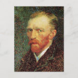 Vincent van Gogh Self Portrait,  Fine Art Briefkaart<br><div class="desc">Zelfportret van Vincent van Gogh. Van Gogh creëerde veel zelfportretten tijdens zijn leven. Hij was een voortreffelijke zelfportrettist die zichzelf zevenendertig keer schilderde tussen 1886 en 1889. In al deze zelfportretten valt op dat de blik van de schilder zelden op ons gericht is; zelfs als het een vaste blik is,...</div>
