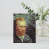 Vincent van Gogh Self Portrait,  Fine Art Briefkaart (Staand voorkant)