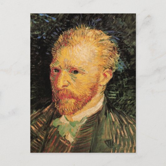 Vincent van Gogh Self Portrait,  Fine Art Briefkaart (Voorkant)