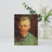Vincent van Gogh Self Portrait,  Fine Art Briefkaart (Staand voorkant)