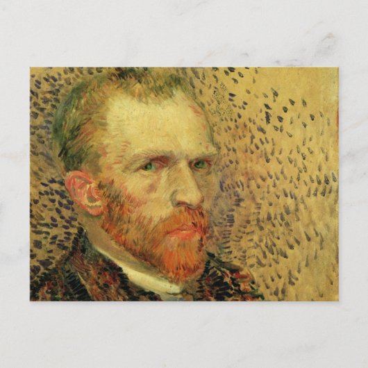Vincent van Gogh Self Portrait,  Fine Art Briefkaart (Voorkant)