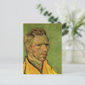 Vincent van Gogh Self Portrait, Fine Art Briefkaart (Staand voorkant)
