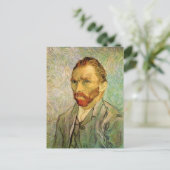 Vincent van Gogh Self Portrait,  Fine Art Briefkaart (Staand voorkant)