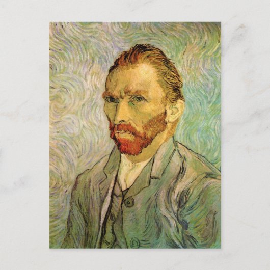 Vincent van Gogh Self Portrait,  Fine Art Briefkaart (Voorkant)
