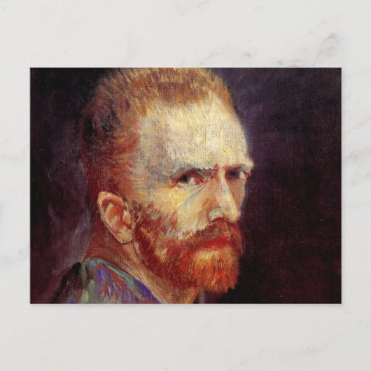 Vincent van Gogh Self Portrait,  Fine Art Briefkaart (Voorkant)