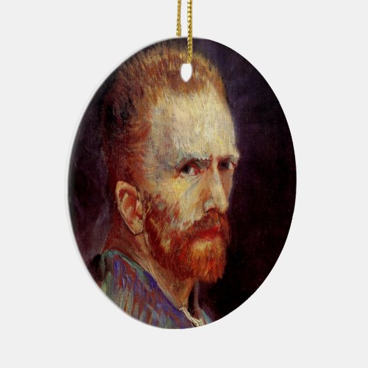Vincent van Gogh Self Portrait,  Fine Art Keramisch Ornament (Rechts)