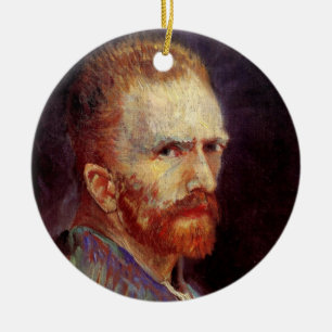 Vincent van Gogh Self Portrait,  Fine Art Keramisch Ornament