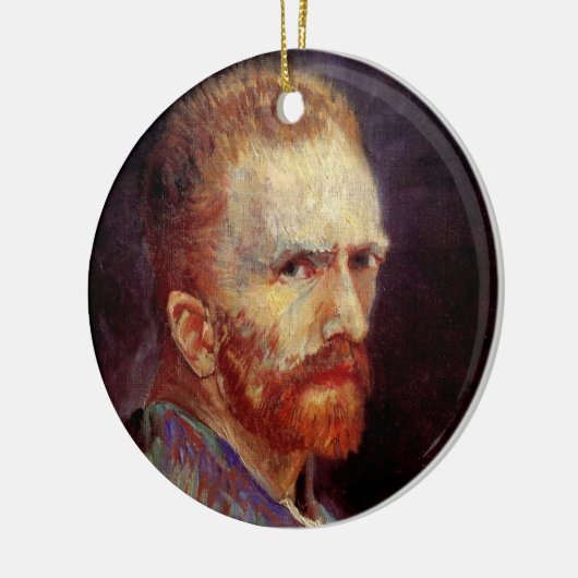 Vincent van Gogh Self Portrait,  Fine Art Keramisch Ornament (Links)