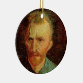 Vincent van Gogh Self Portrait,  Fine Art Keramisch Ornament (Rechts)
