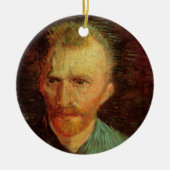 Vincent van Gogh Self Portrait,  Fine Art Keramisch Ornament (Voorkant)