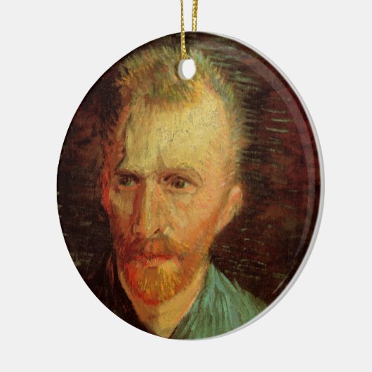 Vincent van Gogh Self Portrait,  Fine Art Keramisch Ornament (Links)