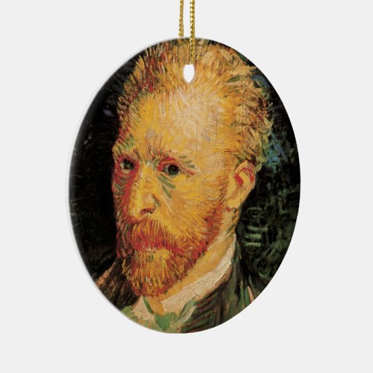 Vincent van Gogh Self Portrait,  Fine Art Keramisch Ornament (Rechts)