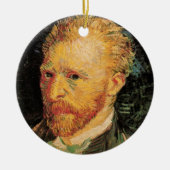 Vincent van Gogh Self Portrait,  Fine Art Keramisch Ornament (Voorkant)