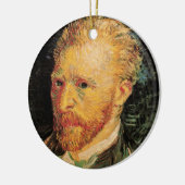 Vincent van Gogh Self Portrait,  Fine Art Keramisch Ornament (Links)
