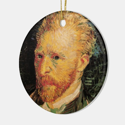 Vincent van Gogh Self Portrait,  Fine Art Keramisch Ornament (Links)
