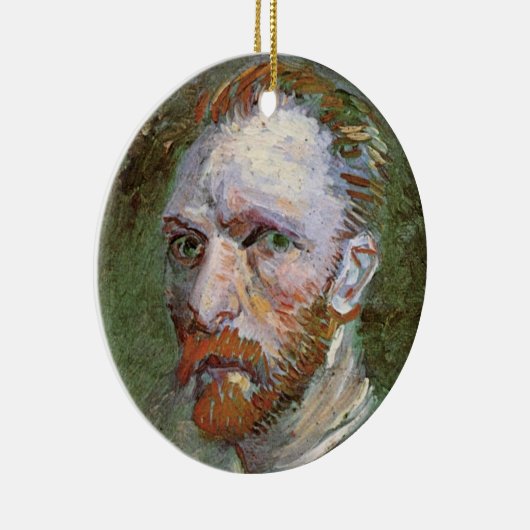 Vincent van Gogh Self Portrait,  Fine Art Keramisch Ornament (Rechts)
