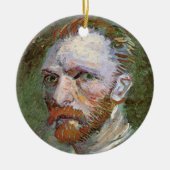 Vincent van Gogh Self Portrait,  Fine Art Keramisch Ornament (Voorkant)