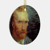 Vincent van Gogh Self Portrait,  Fine Art Keramisch Ornament (Rechts)