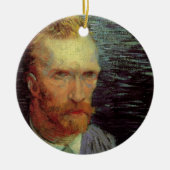 Vincent van Gogh Self Portrait,  Fine Art Keramisch Ornament (Voorkant)