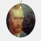 Vincent van Gogh Self Portrait,  Fine Art Keramisch Ornament (Links)