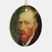 Vincent van Gogh Self Portrait,  Fine Art Keramisch Ornament (Rechts)