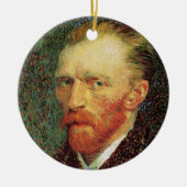 Vincent van Gogh Self Portrait,  Fine Art Keramisch Ornament (Voorkant)
